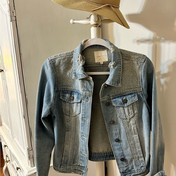 Copper Key Jean Distressed Jacket - Picture 1 of 14